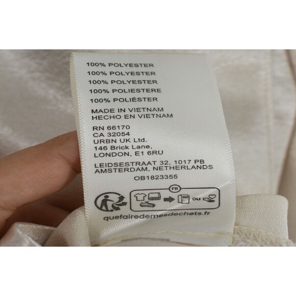 Free People Shooting For the Moon Button Down Tea Champagne Size Medium - Picture 6 of 9